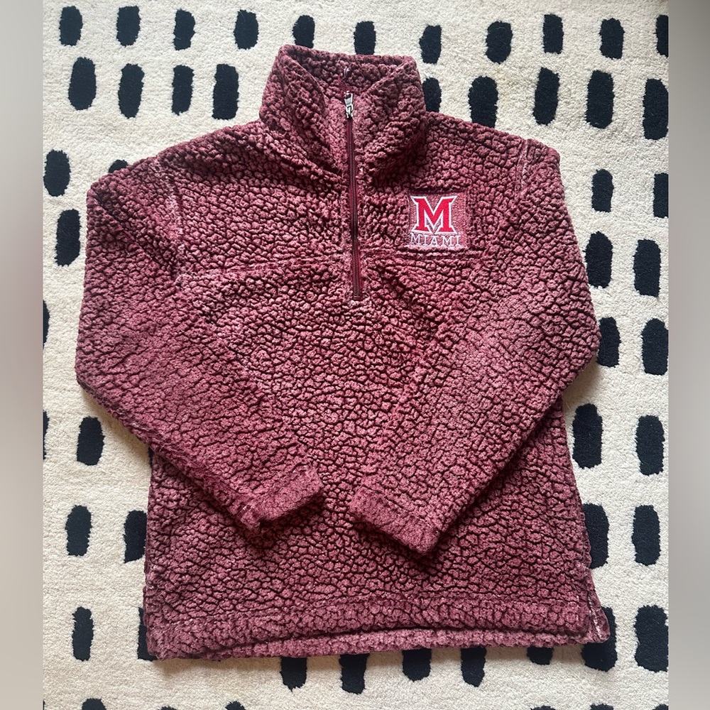 University of Miami Ohio fleece quarter zip
